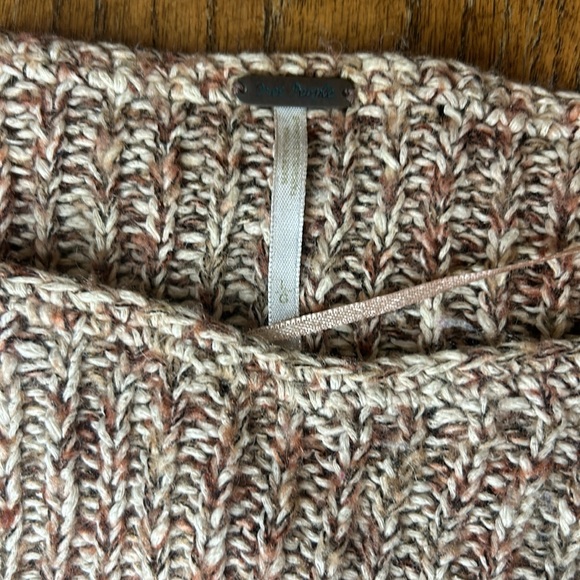 Free People Chunky Knit Scoop Neck Sweater size Large - Picture 3 of 8